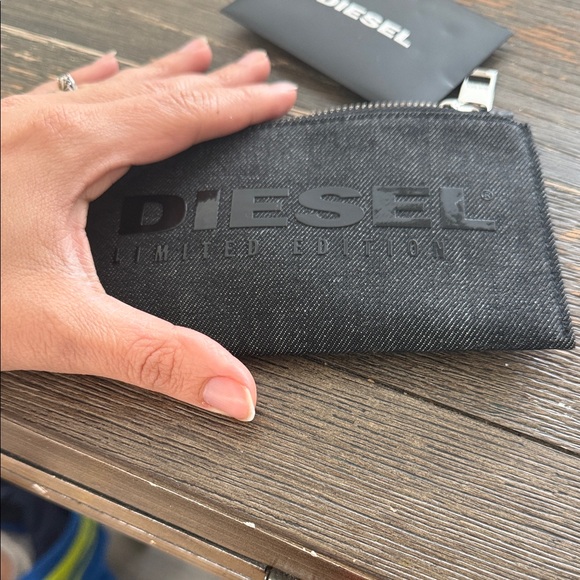 Diesel Black Denim Pouch - Picture 4 of 5